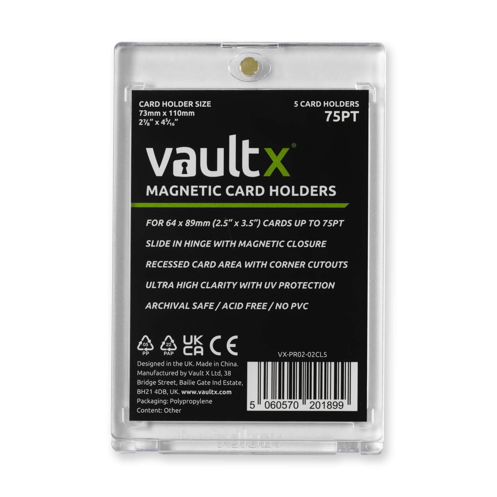 Magnetic Card Holders 75pt – Vault X US