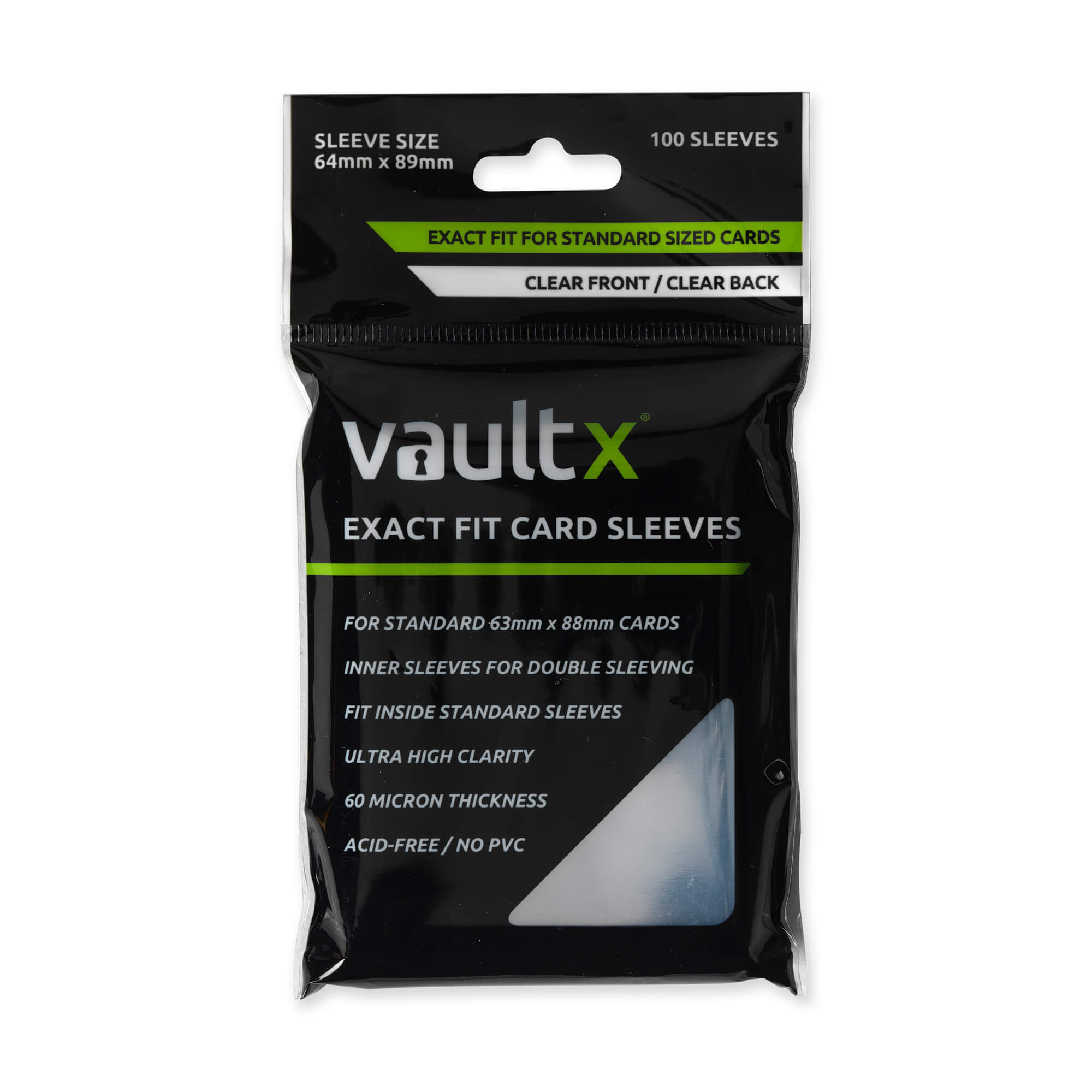 Vault X: Exact Fit Card Sleeves Vault X: Exact Fit Card Sleeves