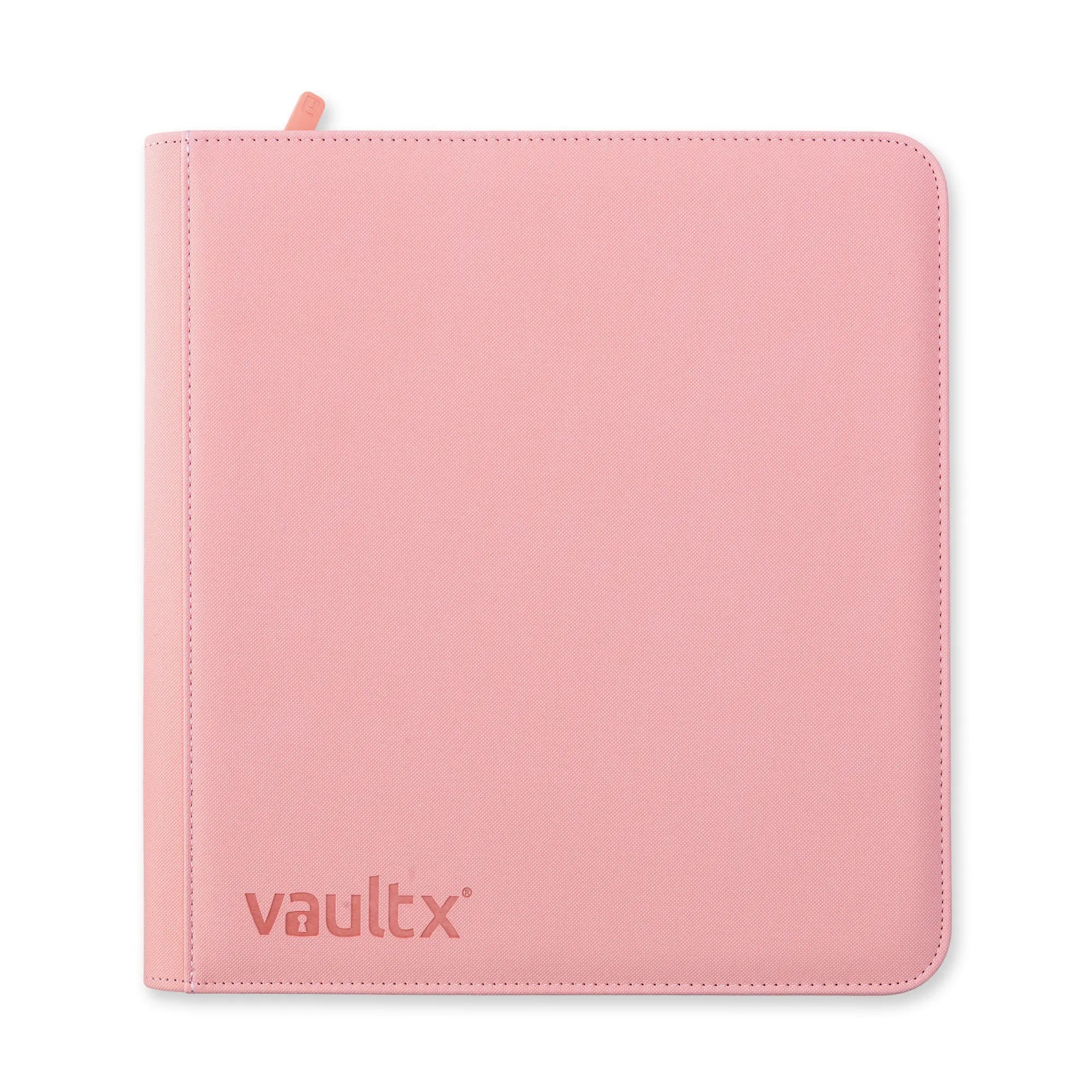 vaultx card binder Vault X: 12-Pocket Exo-Tec Zip Binder Just Pink
