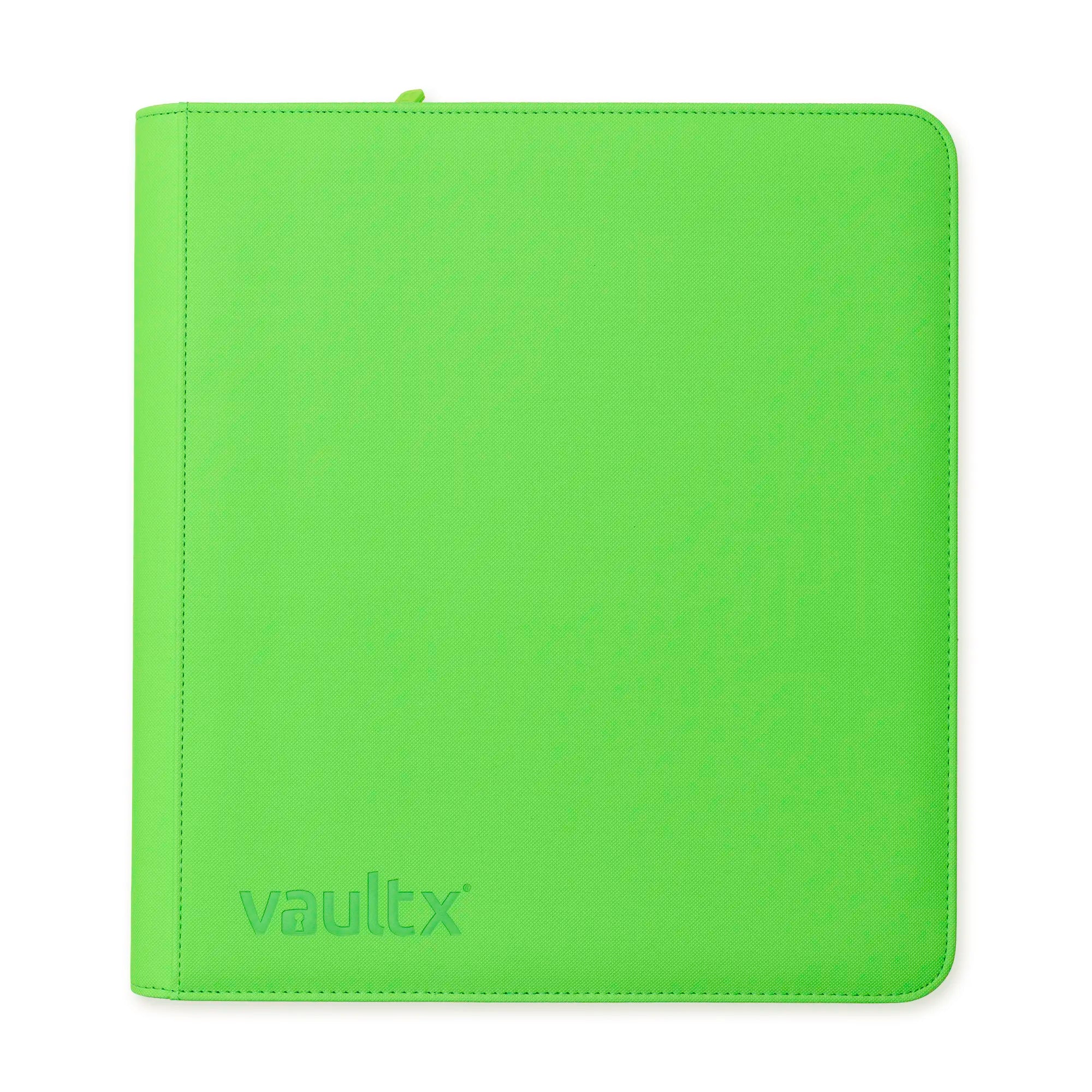 12-Pocket Exo-Tec® Zip Binder Neon Green