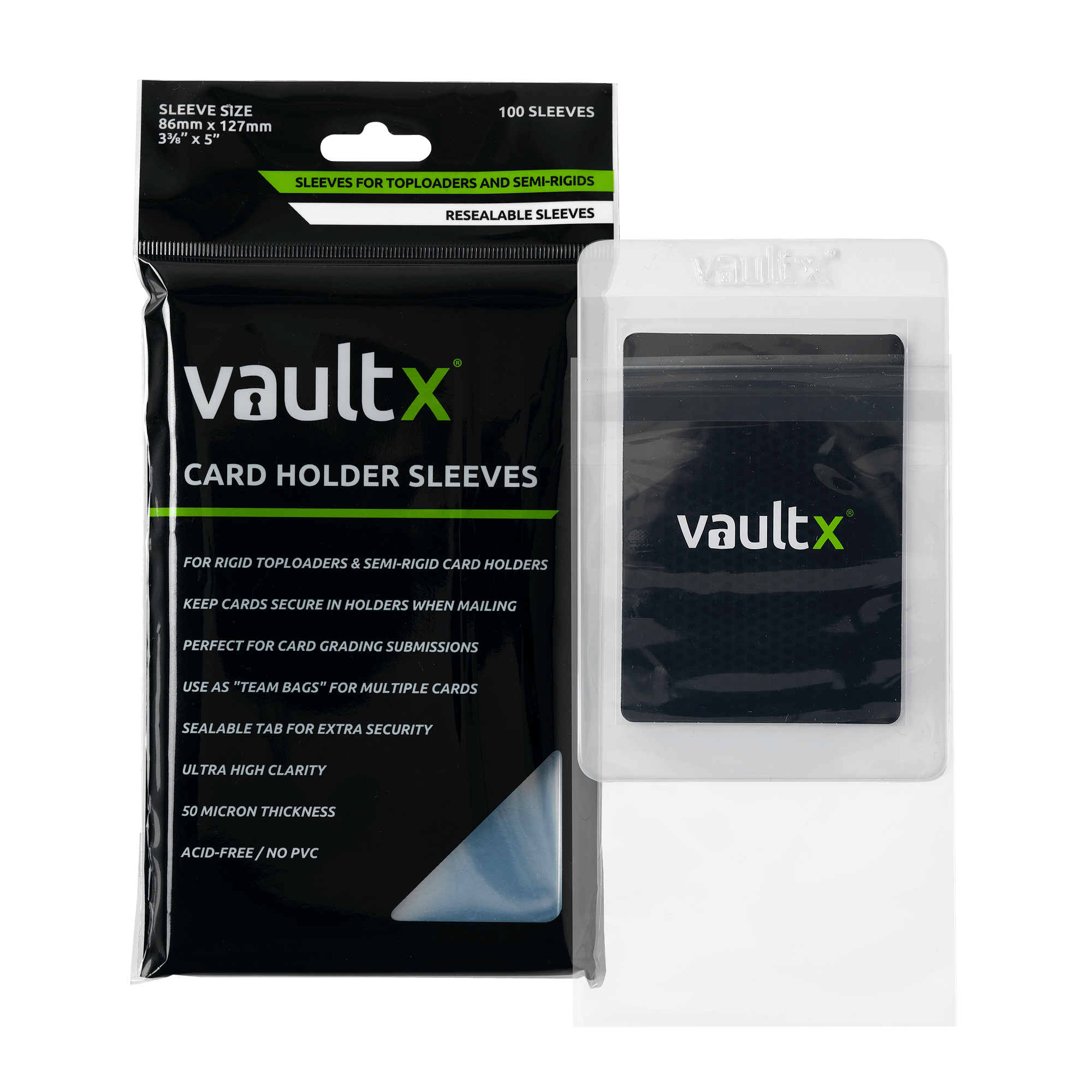 Vault X: Card Holder Sleeves Vault X: Card Holder Sleeves
