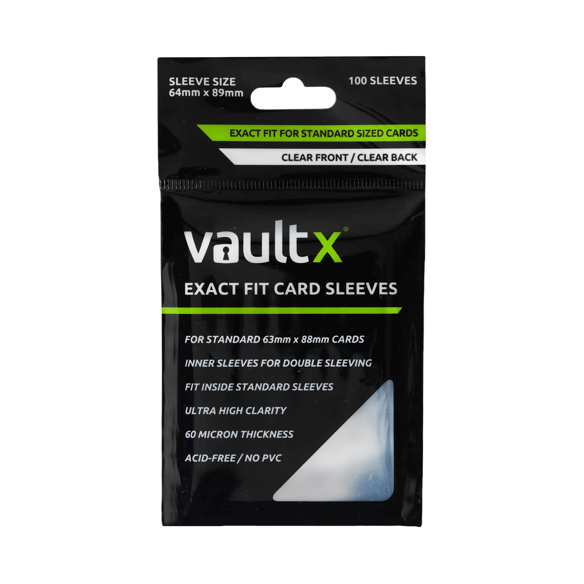 Exact Fit Card Sleeves – Vault X US