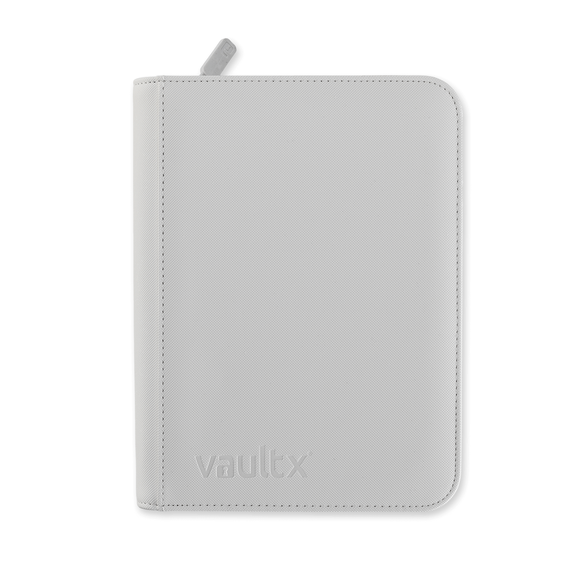 vault x 4 card binder 4-Pocket Exo-Tec® Zip Binder White Edition