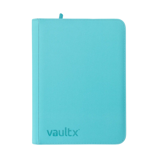 9-Pocket Exo-Tec® Zip Binder Pastel Blue