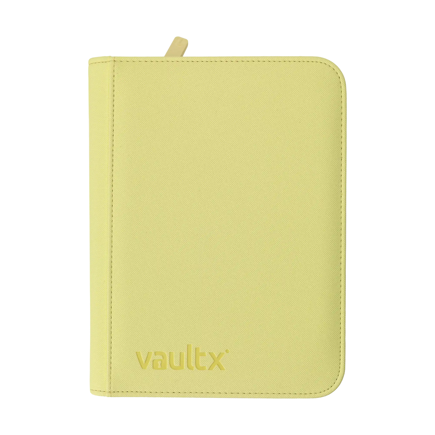 4-Pocket Exo-Tec® Zip Binder Pastel Yellow