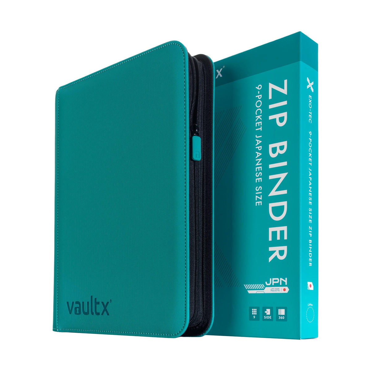 9-Pocket Exo-Tec® Japanese Size Zip Binder