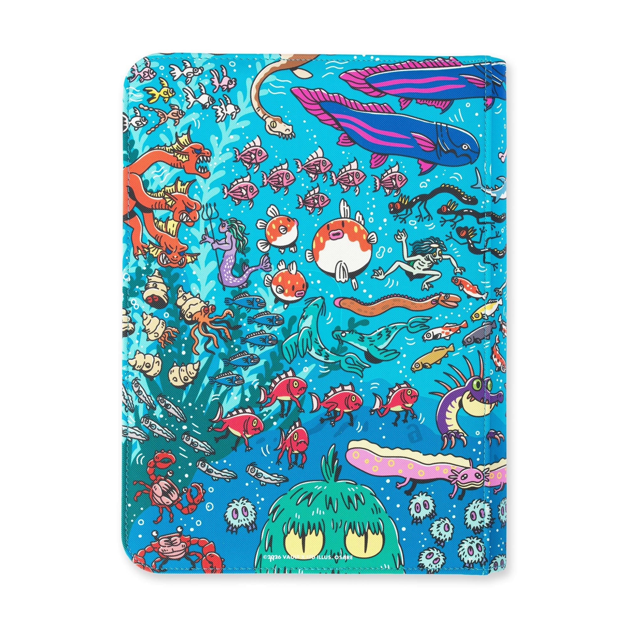 9-Pocket Exo-Tec® Zip Binder Water: Osare – Vault X US