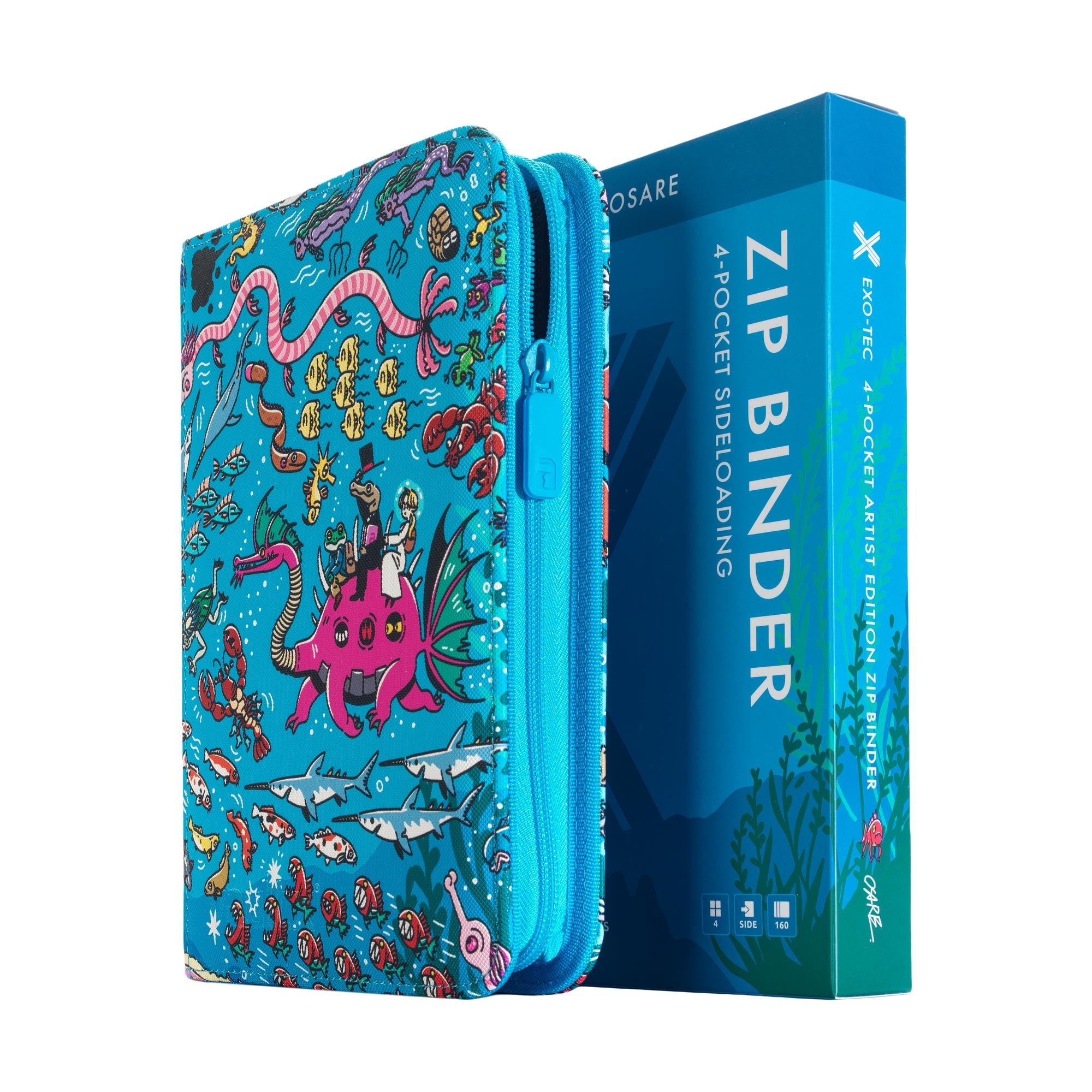4-Pocket Exo-Tec® Zip Binder Water: Osare – Vault X US