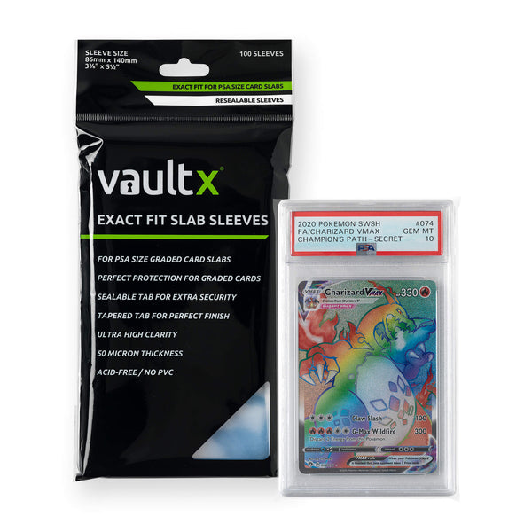 Vault X: Exact Fit Slab Sleeves PSA Vault X: Exact Fit Slab Sleeves PSA