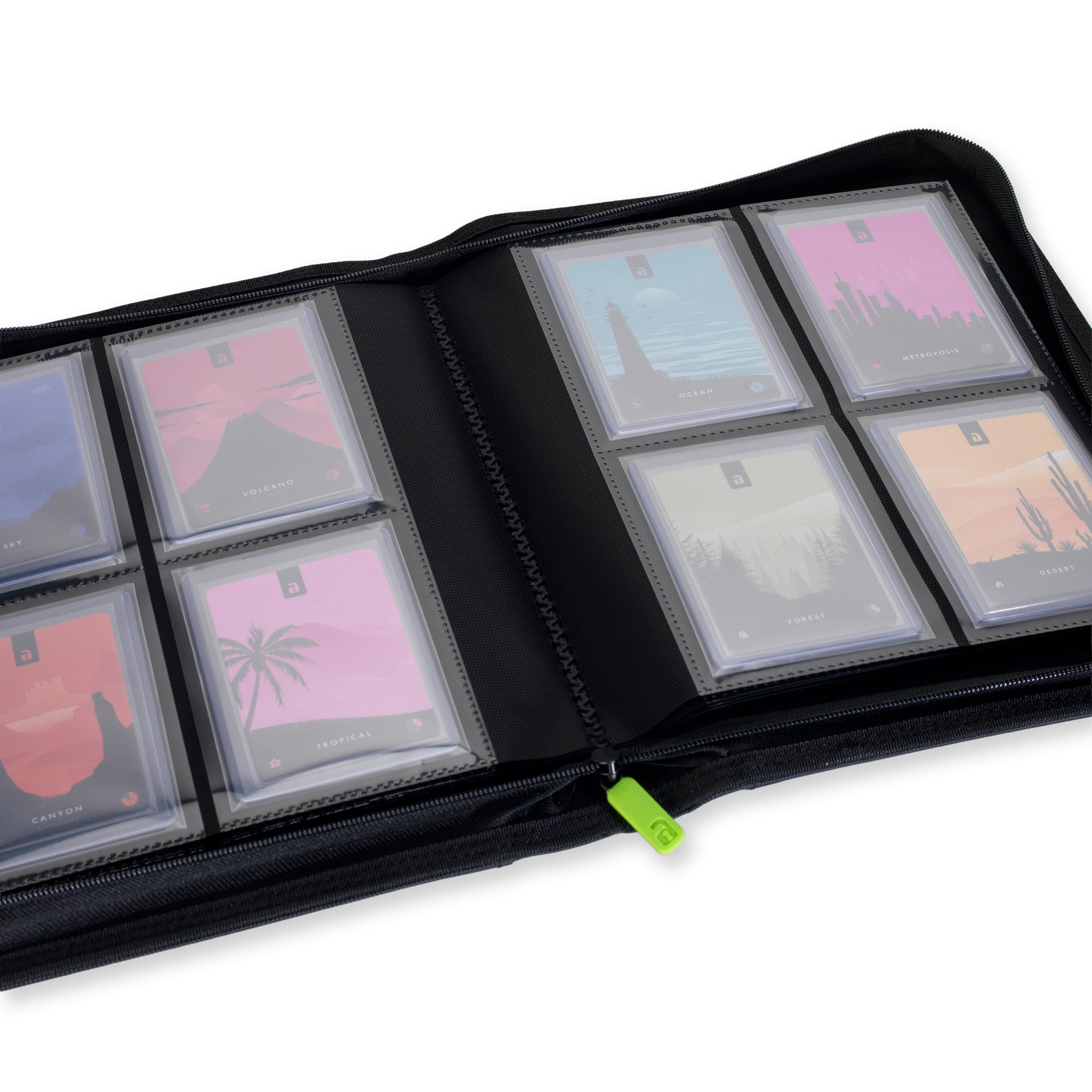 4-Pocket Exo-Tec® Toploader Compatible Zip Binder – Vault X US