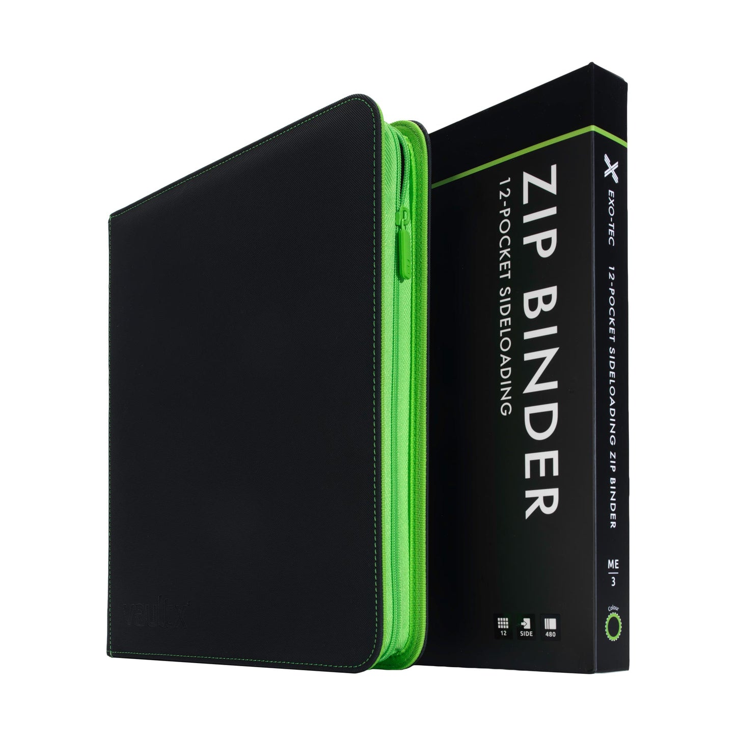 12-Pocket Exo-Tec® Zip Binder ME3