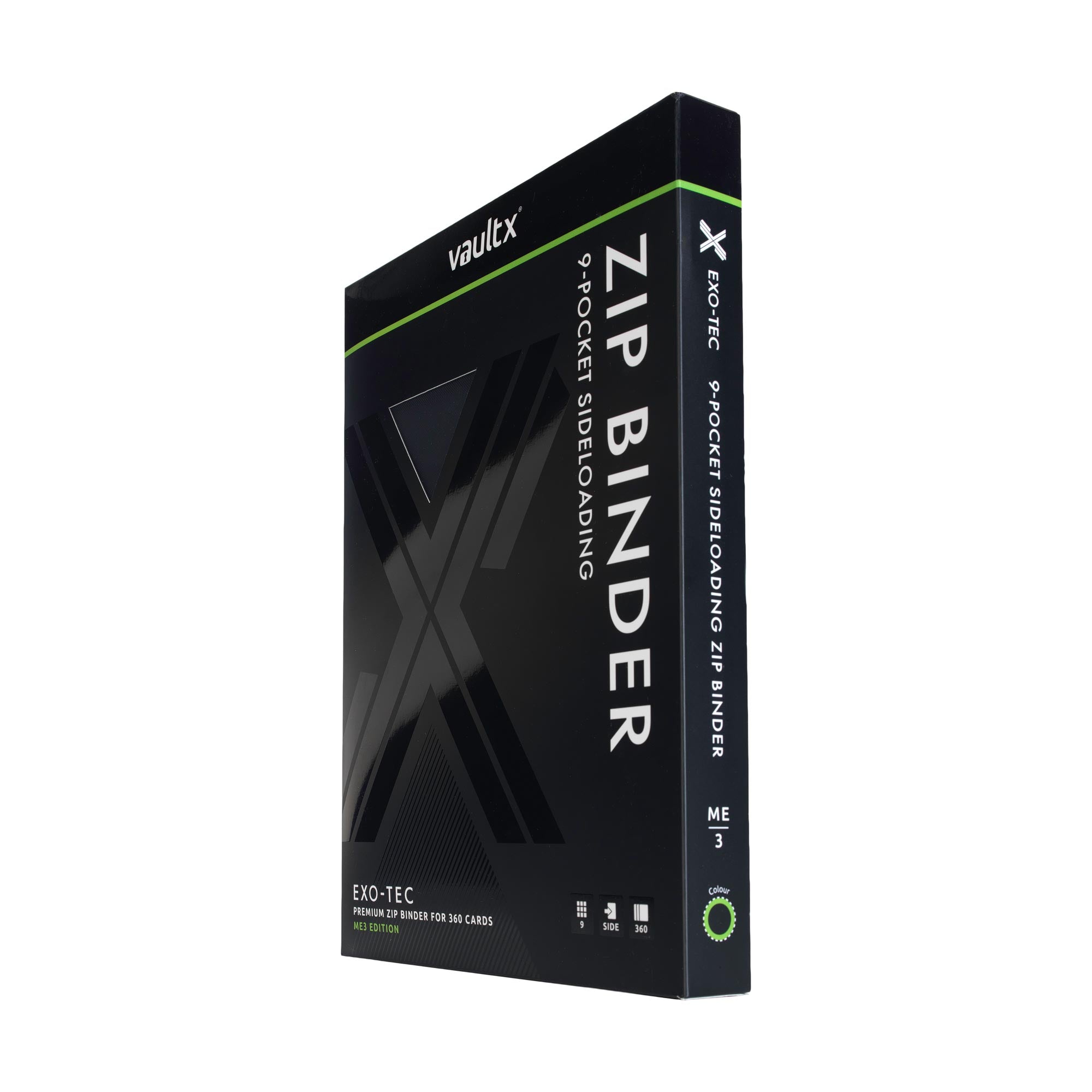 9-Pocket Exo-Tec® Zip Binder ME3 – Vault X US