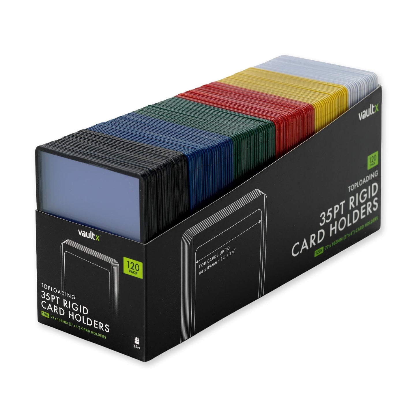 Seamless Rigid Toploaders 35pt (Colours)