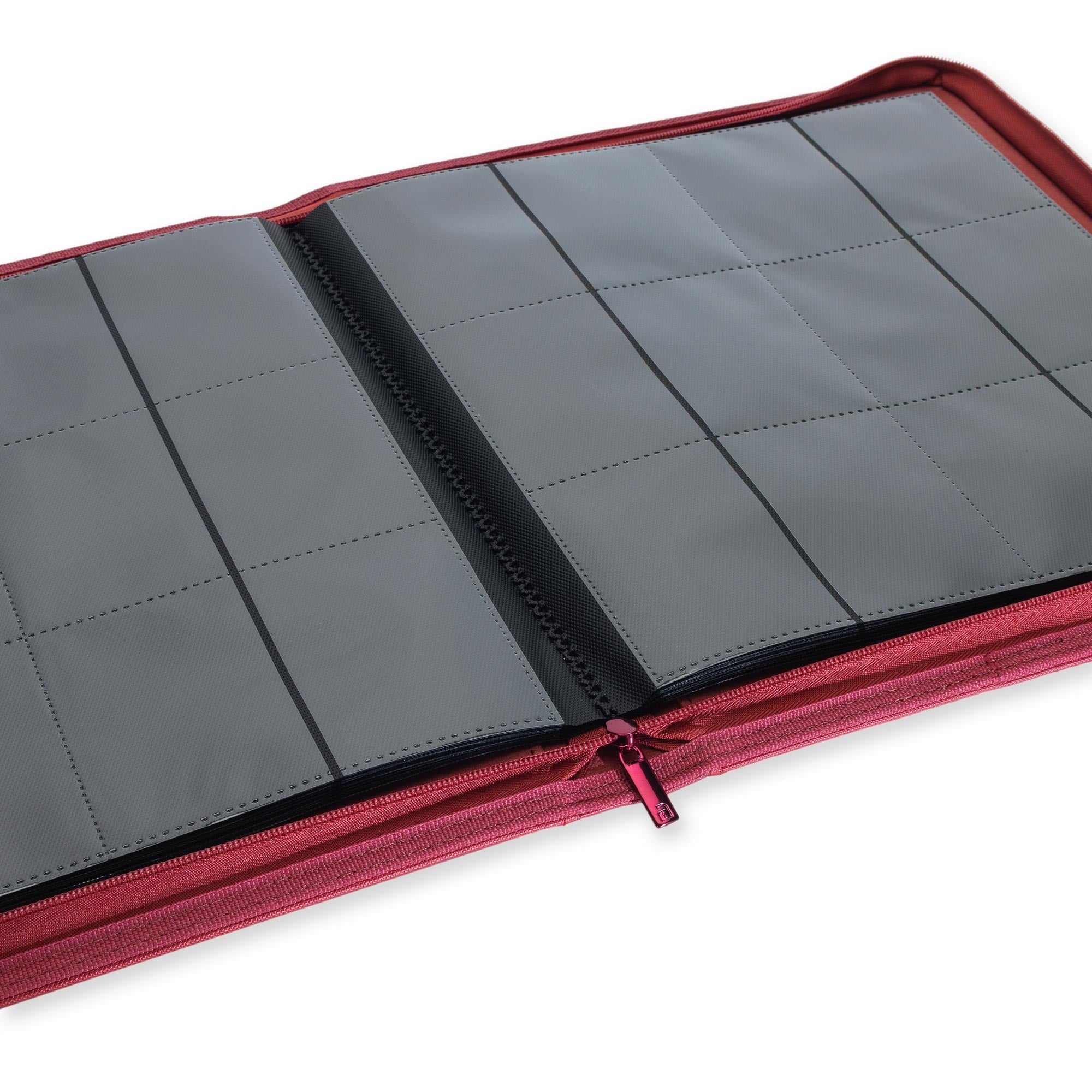 12-Pocket Exo-Tec® Zip Binder Metallic Red – Vault X US