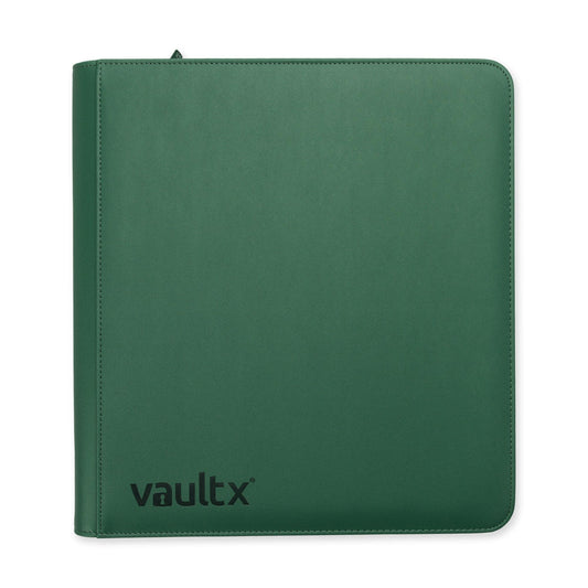 12-Pocket Exo-Tec Zip Binder Metallic Green