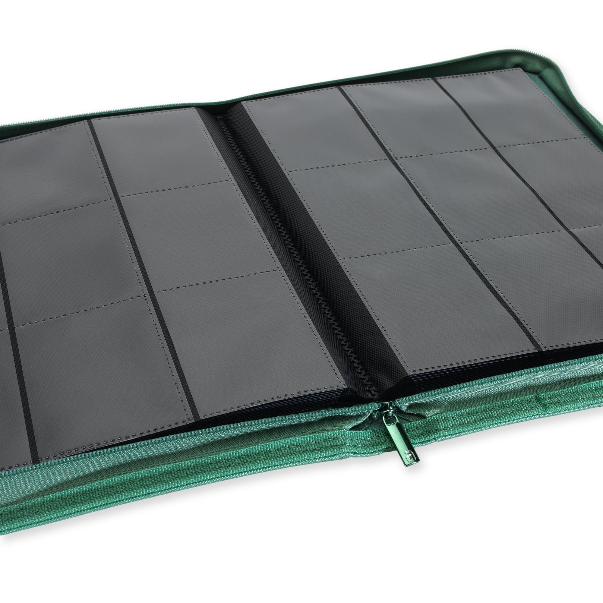 9-Pocket Exo-Tec® Zip Binder Metallic Green – Vault X US