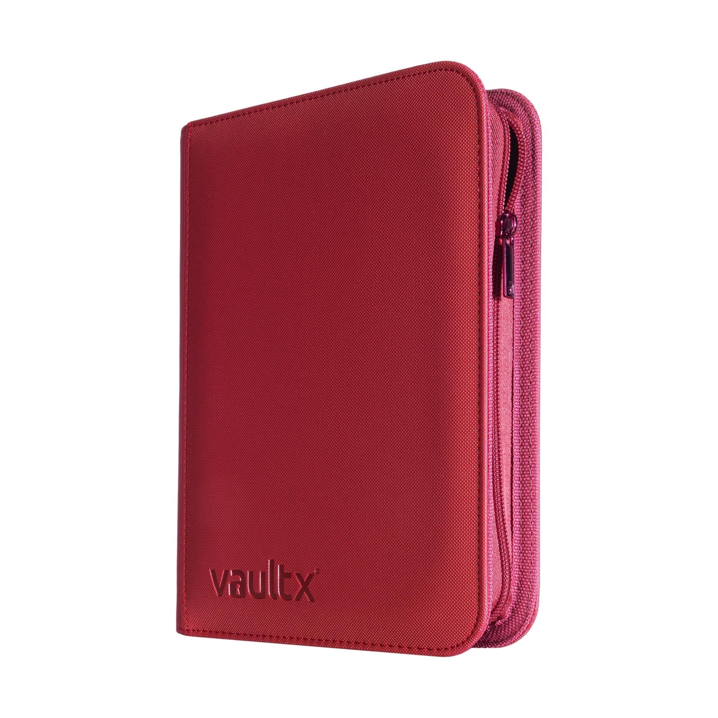 4-Pocket Exo-Tec® Zip Binder Metallic Red