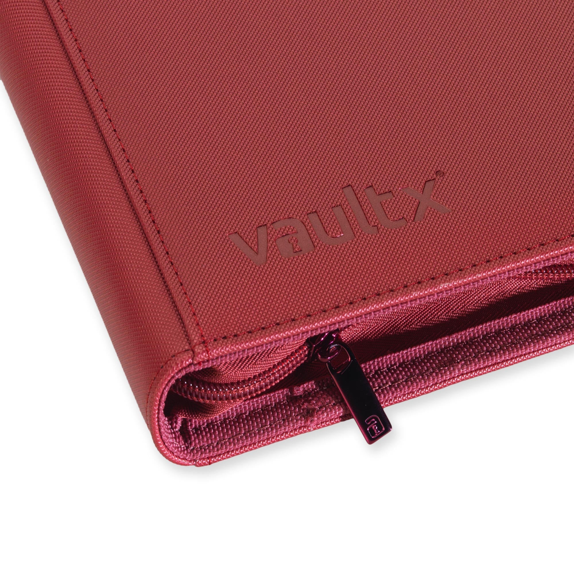 4-Pocket Exo-Tec® Zip Binder Metallic Red – Vault X US