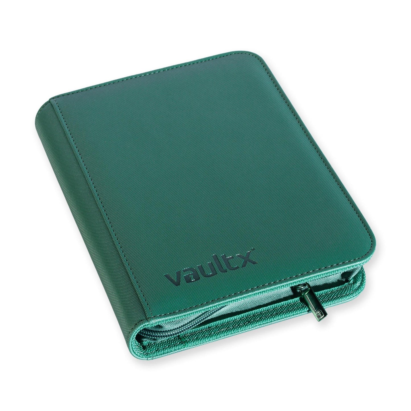 4-Pocket Exo-Tec® Zip Binder Metallic Green