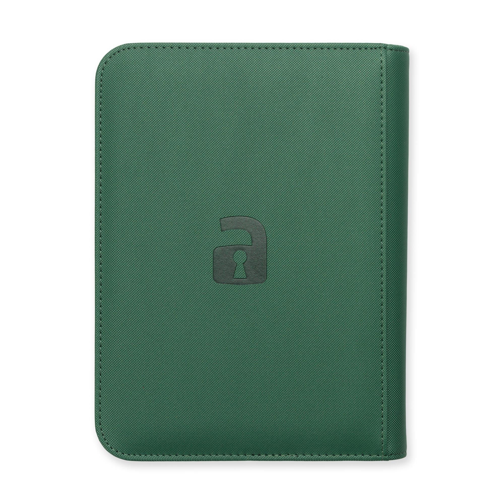 4-Pocket Exo-Tec® Zip Binder Metallic Green – Vault X US