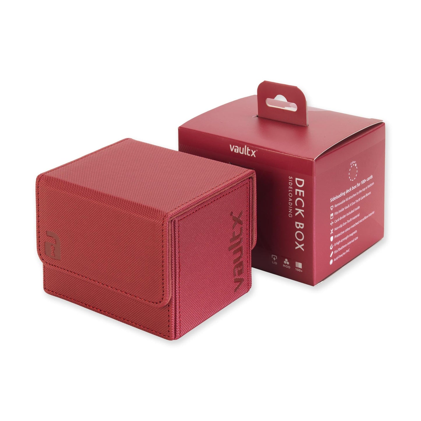 Exo-Tec® Sideloading Deck Box 100+ Metallic Red