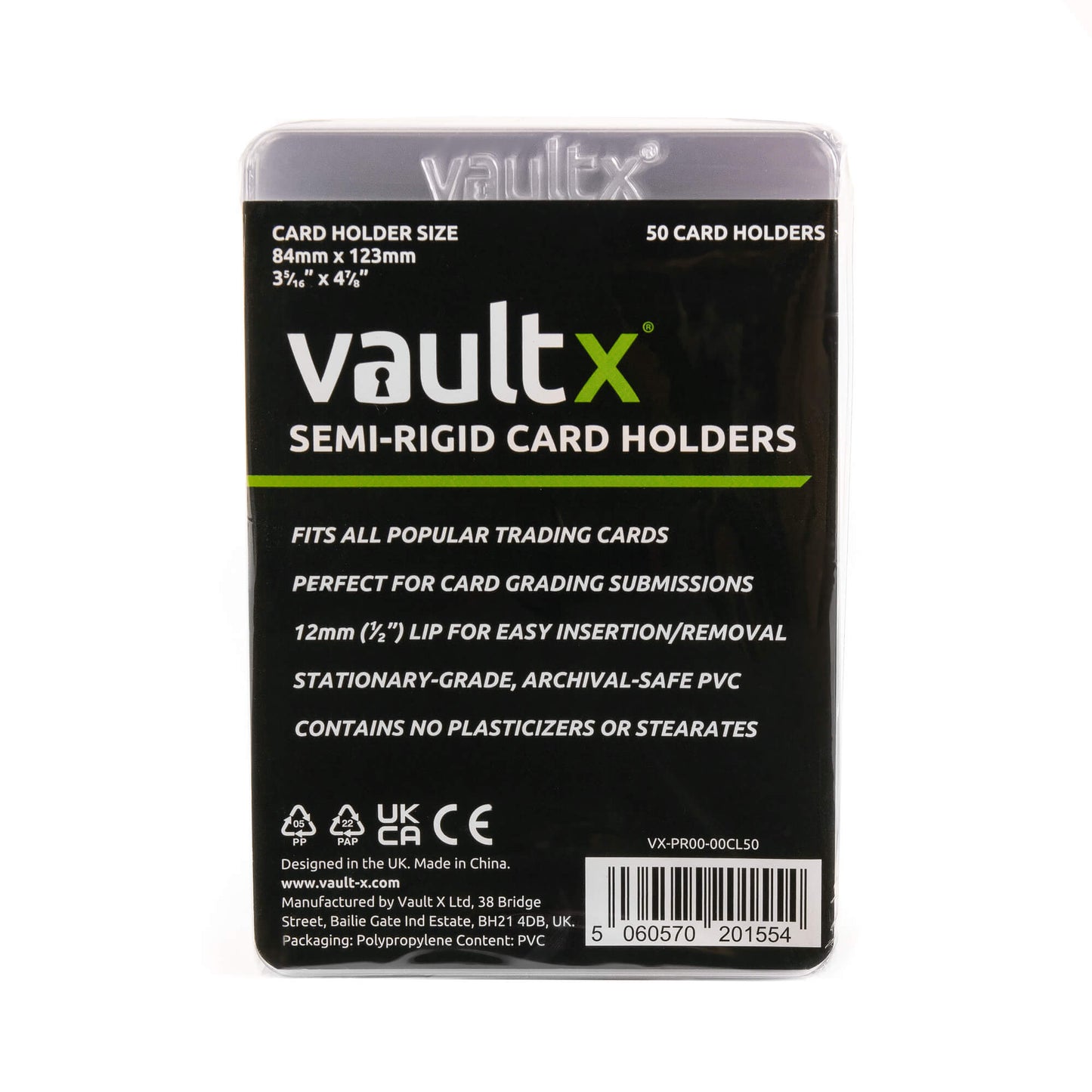 Vault X: Semi-Rigid Card Holders Vault X: Semi-Rigid Card Holders