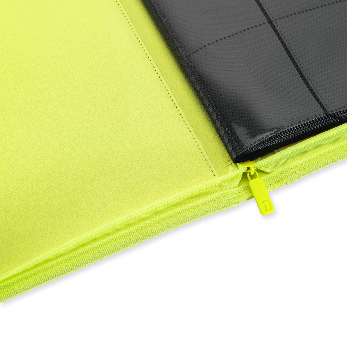 9-Pocket Exo-Tec® Zip Binder Neon Yellow