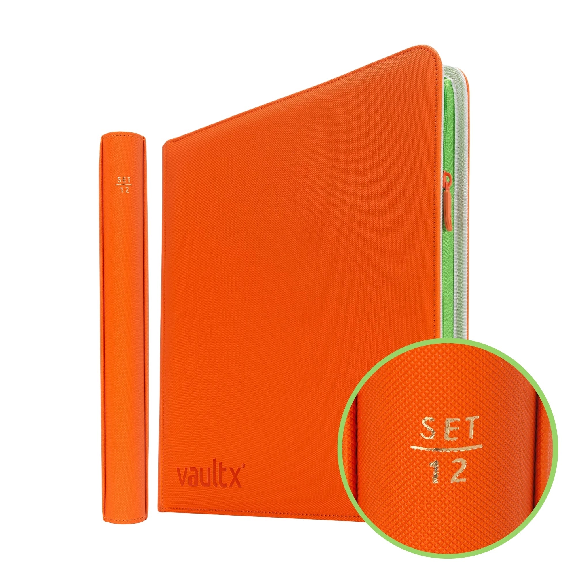 Vault X: 12-Pocket Exo-Tec Zip Binder SET12