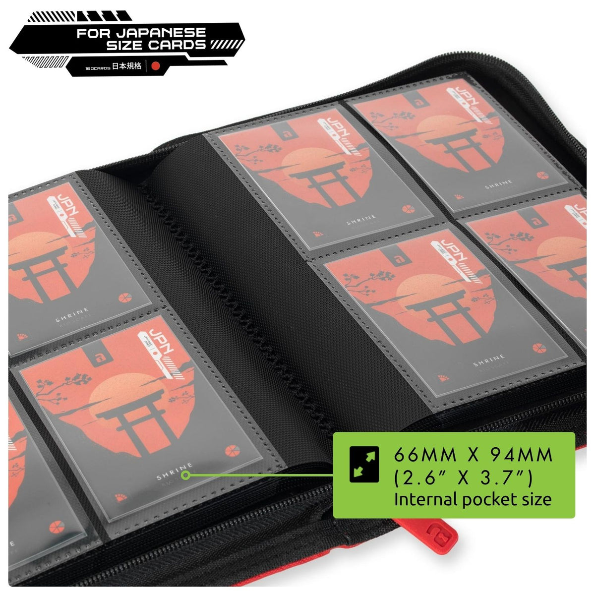4-Pocket Exo-Tec® Japanese Size Zip Binder