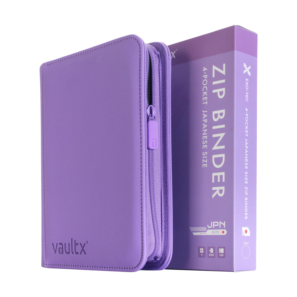 4-Pocket Exo-Tec® Japanese Size Zip Binder