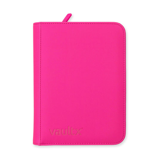 4-Pocket Exo-Tec® Zip Binder Neon Pink