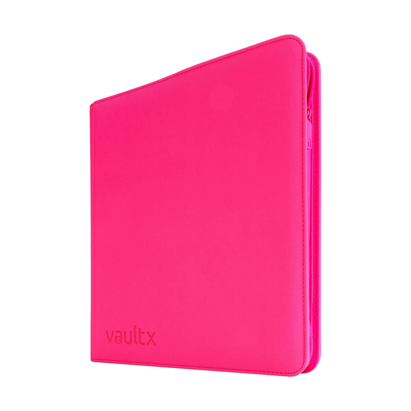 12-Pocket Exo-Tec® Zip Binder Neon Pink