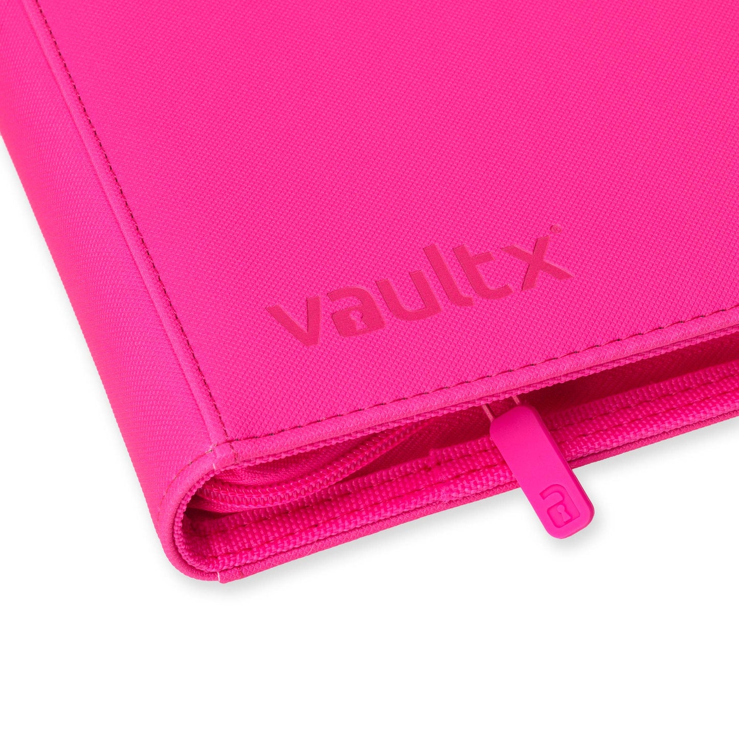 4-Pocket Exo-Tec® Zip Binder Neon Pink