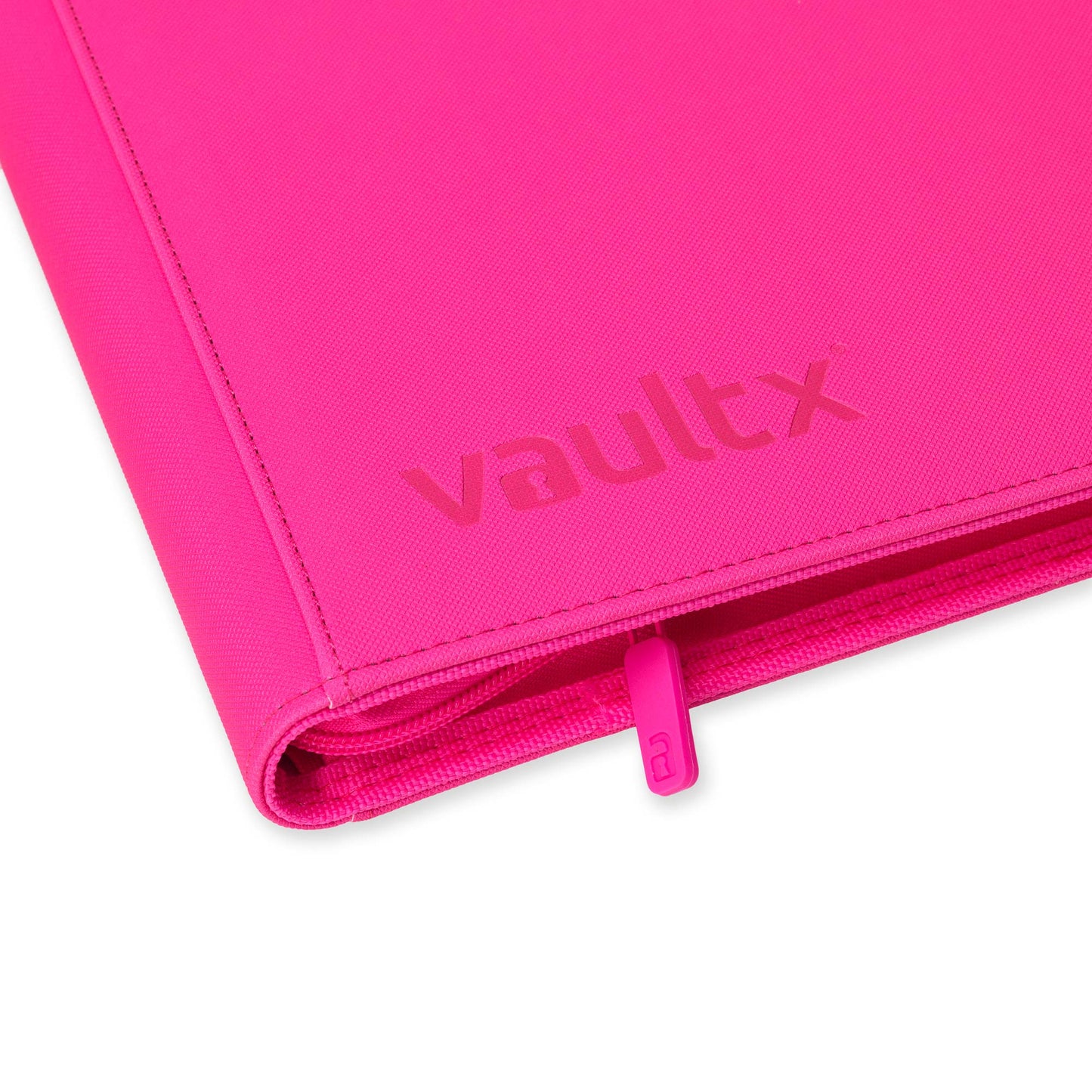 9-Pocket Exo-Tec® Zip Binder Neon Pink