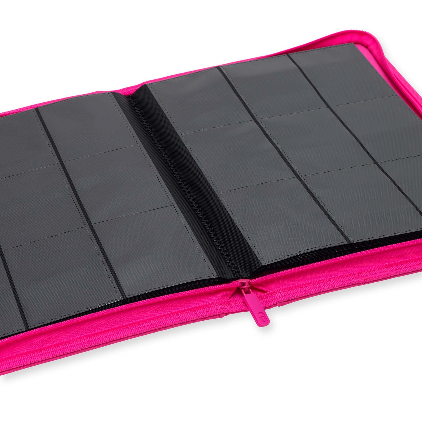 9-Pocket Exo-Tec® Zip Binder Neon Pink