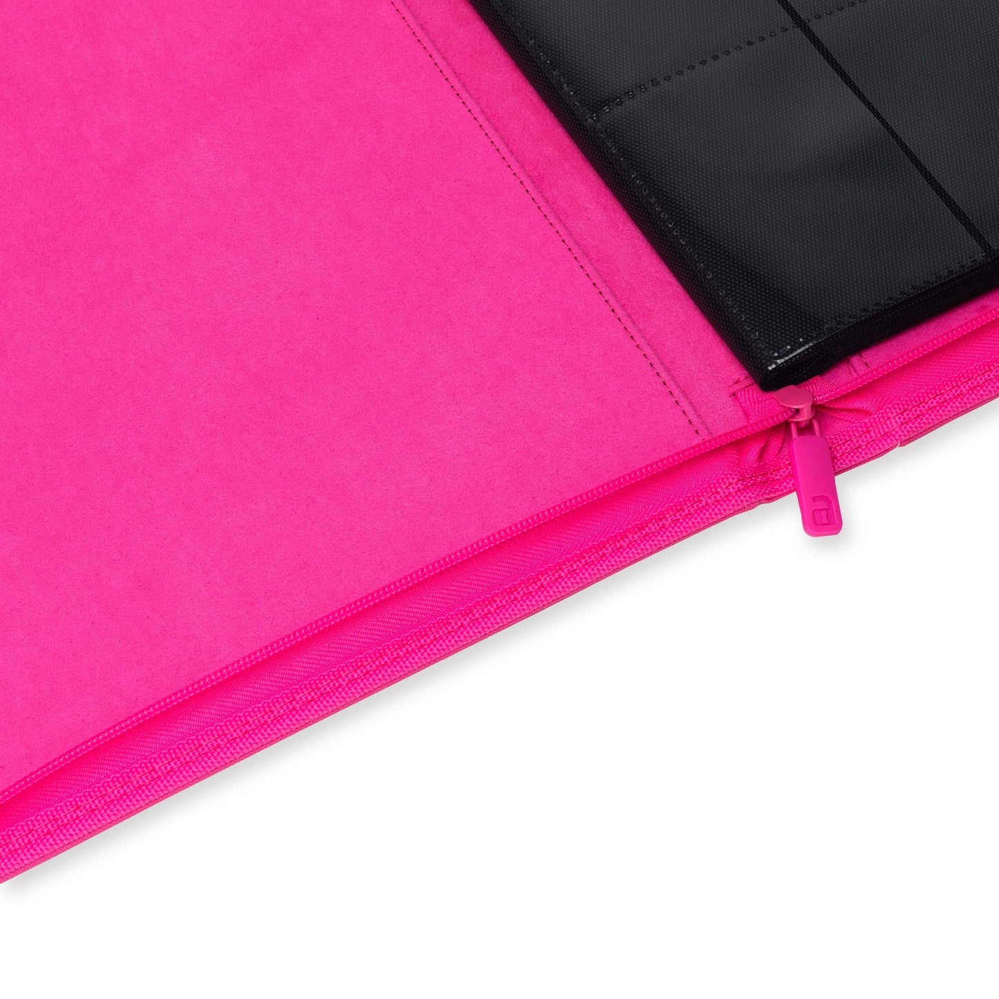 12-Pocket Exo-Tec® Zip Binder Neon Pink