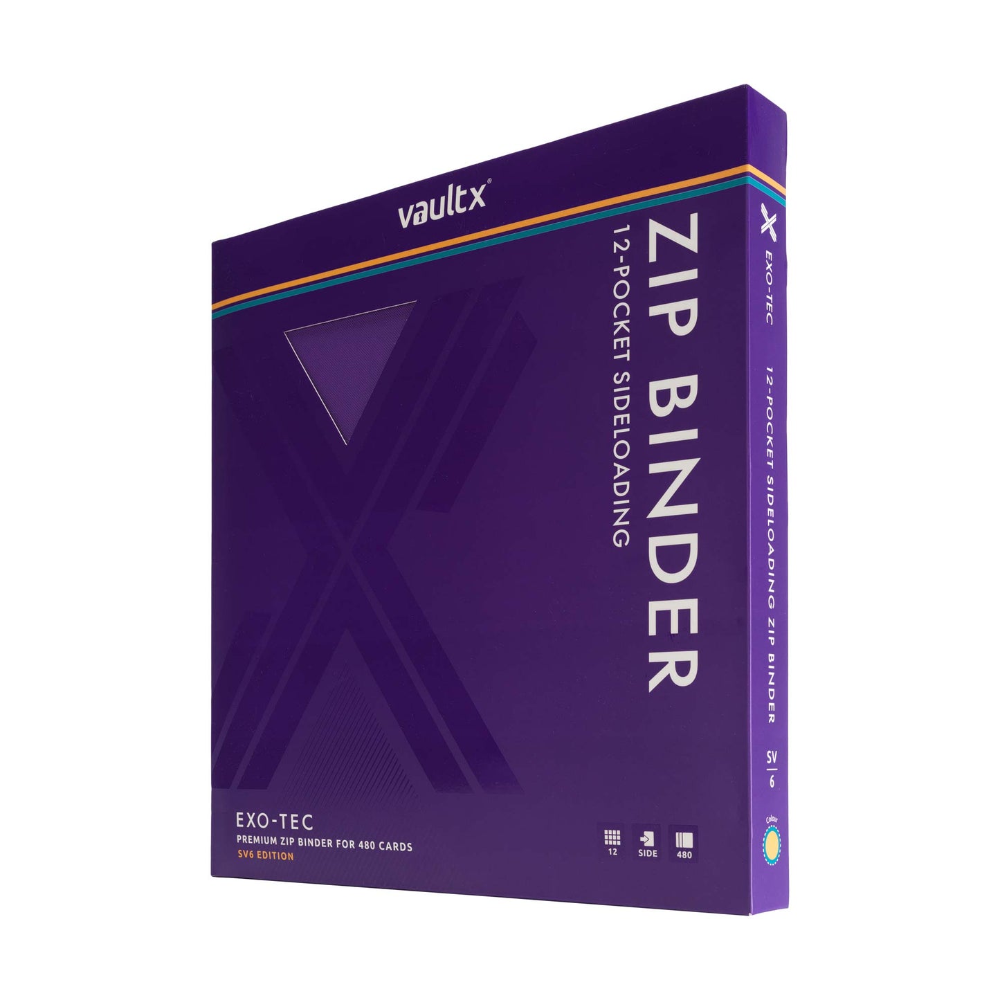12-Pocket Exo-Tec® Zip Binder SV6