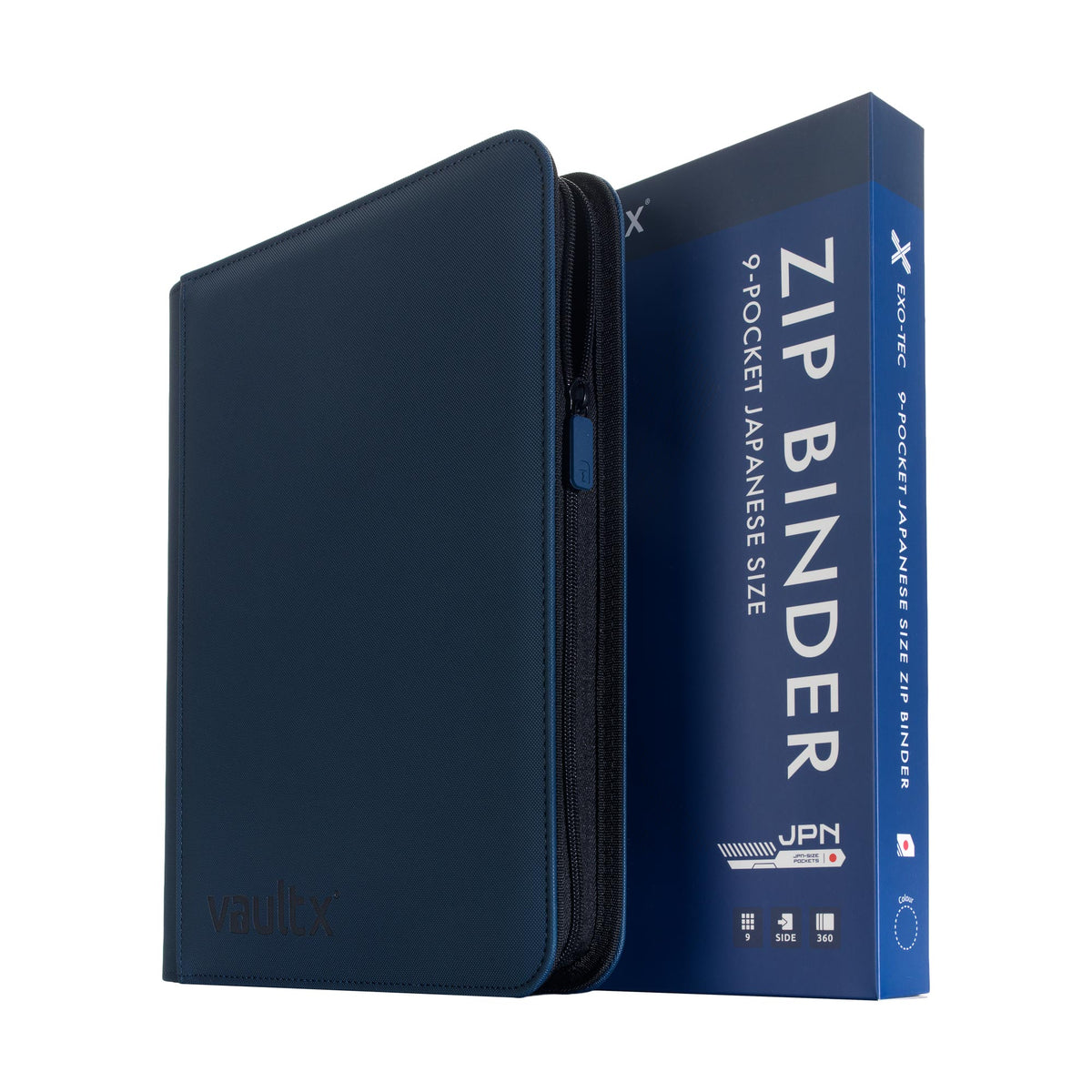 9-Pocket Exo-Tec® Japanese Size Zip Binder