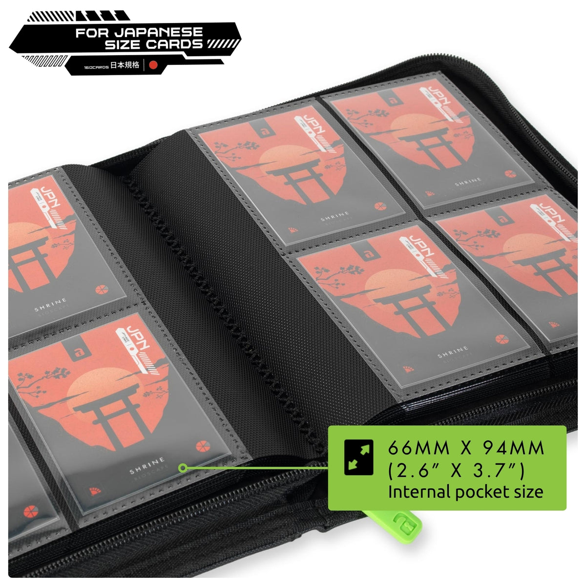 4-Pocket Exo-Tec® Japanese Size Zip Binder