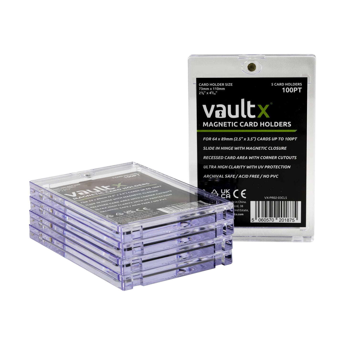 Magnetic Card Holders 100pt Vault X US Magnetic Card Holders 100pt Vault X US